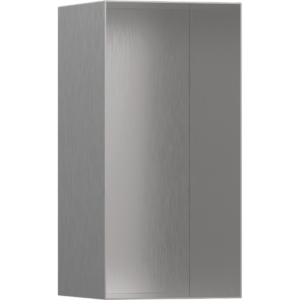 Полка ниша встраиваемая hansgrohe XtraStoris Minimalistic с рамой 30х15х14 см 56076800 под сталь-фото1