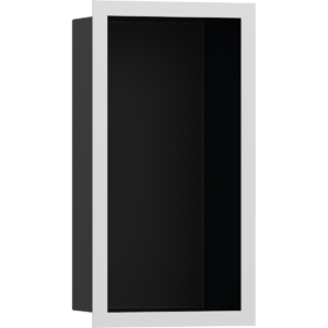 Полка ниша встраиваемая hansgrohe XtraStoris Individual с рамой 30х15х10 см 56095700 матовый белый-фото1