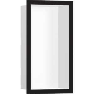 Полка ниша встраиваемая hansgrohe XtraStoris Individual с рамой 30х15х10 см 56096670 матовый черный-фото1