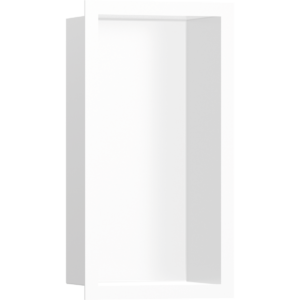 Полка ниша встраиваемая hansgrohe XtraStoris Individual с рамой 30х15х10 см 56096700 матовый белый-фото1