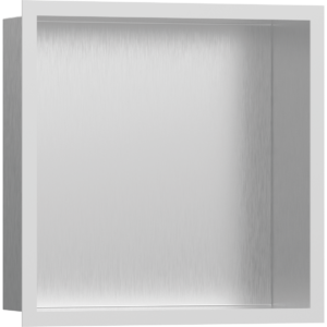 Полка ниша встраиваемая hansgrohe XtraStoris Individual с рамой 30х30х10 см 56097700 матовый белый-фото1