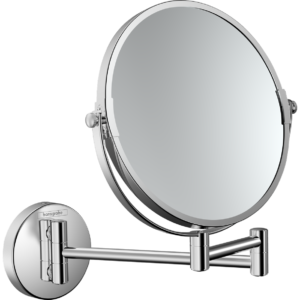 Косметическое зеркало hansgrohe Logis Universal с 3-ым увеличением 73561000 хром-фото1