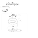 Мыльница A1 CHR Burlington Classic хром-фото4