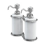 Дозатор для жидкого мыла двойной A20 CHR Burlington Classic хром-фото1