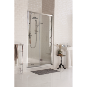Раздвижная дверь в душ  110 х 195 Burlington Classic C6S SoftClose хром-прозрачное-фото2