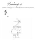 Смеситель для раковины на 1 отверстие с донным клапаном Burlington Chelsea CH22 BLA цвет хром-фото5