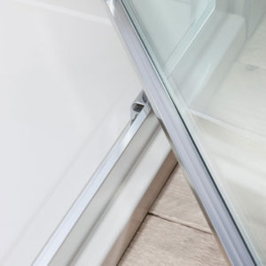 Душевой уголок 80 х 100 х 195 Burlington Pivot EPDSC0800 хром-прозрачное-фото2