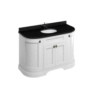 Тумба со столешницей 134 см цвет белый FC1W + BB13 Burlington Classic 1340мм-фото1