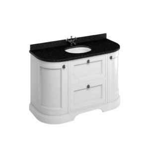 Тумба со столешницей 134 см цвет белый FC4W + BB13 Burlington Classic 1340мм-фото1