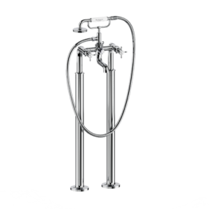 Смеситель для ванны Guild с ручным душем свободностоящий Burlington Guild GU422DC цвет хром-фото1