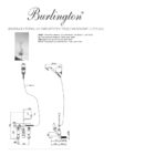 Смеситель для ванны H335-AN Burlington Classic цвет хром-фото3