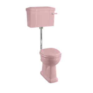 Унитаз с низким бачком 51см цвет розовый P2 PINK Bespoke-фото1
