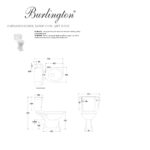 Унитаз-моноблок бачок 51см цвет BLOSS-фото3