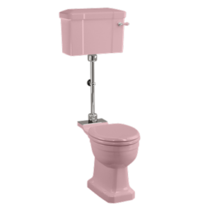 Унитаз с бачком среднего уровня цвет розовый P5 PINK Bespoke-фото1
