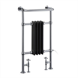 Полотенцесушитель Bloomsbury серия Black Burlington R2 CHR BLA 49.7 x 95 цвет хром-фото1