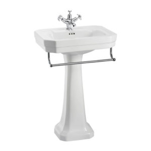 Раковина Victorian с пьедесталом Regal и полотенцедержателем Burlington Regal B2 1TH размер 560*467-фото1Раковина Victorian с пьедесталом Regal и полотенцедержателем Burlington Regal B2 1TH размер 560*467-фото2