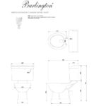 Унитаз-моноблок с бачком 507мм Savoy RP50-фото3