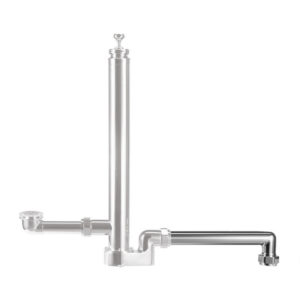 Трубка слива удлинённая для Fire Hydrant цвет хром-W10-B-фото1