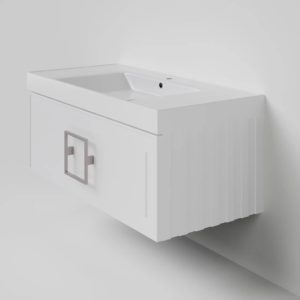 Тумба под раковину Cubo Bianco белая 100-фото1