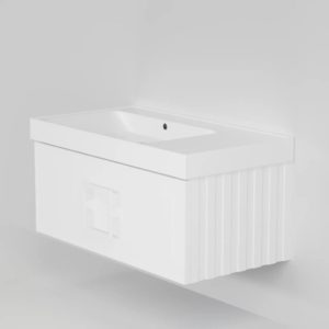 Тумба под раковину Cubo Bianco белая 90-фото1