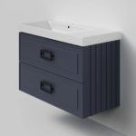 Тумба под раковину  Cubo Blu Grigio TWIN синяя 100-фото1