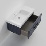 Тумба под раковину Cubo Blu Grigio синяя 90-фото2