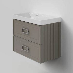 Тумба под раковину  Cubo Cappuccino TWIN бежевая 80-фото1