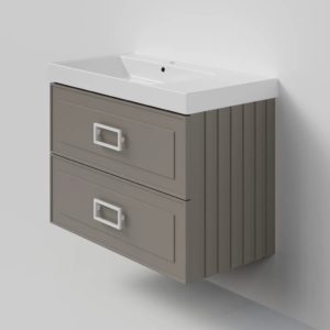 Тумба под раковину  Cubo Cappuccino TWIN бежевая 90-фото1
