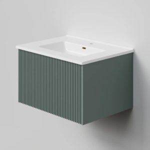Тумба под раковину TERRA Grigio серо-зелёная 60-фото1