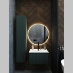 Тумба под раковину TERRA Grigio серо-зелёная 60-фото6