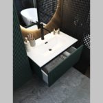 Тумба под раковину TERRA Grigio серо-зелёная 80-фото5