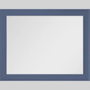 Зеркало с подсветкой La Fenice Cubo Blu Grigio 80х60 синее-фото1