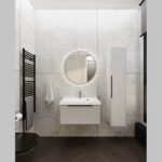 Зеркало с подсветкой La Fenice Terra Bianca 80 бежевое-фото3