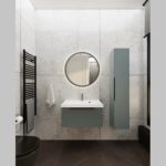 Зеркало с подсветкой La Fenice Terra Grigio 80 серо-зелёное-фото3