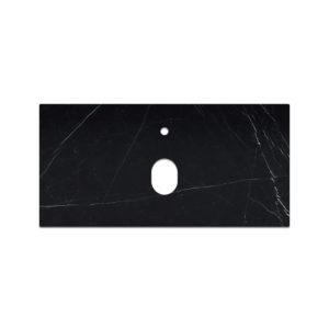 Столешница La Fenice Granite Black Olive Light Lappato 100 см Черная-фото1