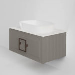 Тумба под раковину Cubo Cappuccino бежевая 90 — изображение 2