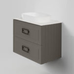 Тумба под раковину Cubo Cappuccino TWIN бежевая 100-фото11