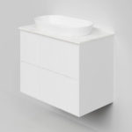 Тумба под раковину La Fenice Terra Twin Bianco белая-фото1б