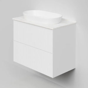 Тумба под раковину La Fenice Terra Twin Bianco белая-фото1б