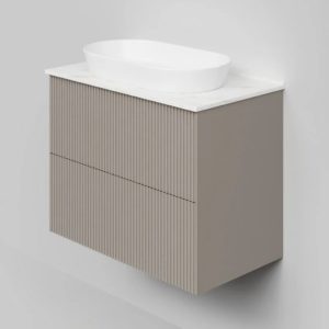 Тумба под раковину La Fenice Terra Twin Cappucino бежевая-фото1a