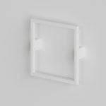 Тумба с L раковиной LA FENICE Cubo Bianco белая матовая 90 ручка белая-фото2