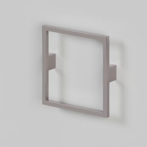Тумба с раковиной LA FENICE Cubo Cappuccino бежевая матовая 80 ручка хром-фото2