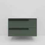 Тумба с раковиной LA FENICE Elba TWIN Grigio серо-зеленая матовая 80-фото6