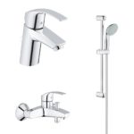 Набор смесителей для ванны Grohe Eurosmart 124446 хром-фото1