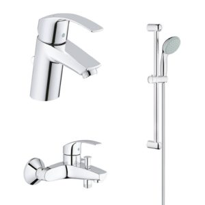 Набор смесителей для ванны Grohe Eurosmart 124446 хром-фото1