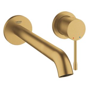 Смеситель для раковины на два отверстия L-Size GROHE Essence 19967GN1 холодный рассвет матовый-фото1