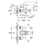 Смеситель для ванны Grohe BauLoop New 23602001 хром-фото5