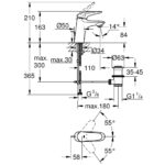 Смеситель для раковины однорычажный Grohe Eurostyle New 23707003 хром-фото2