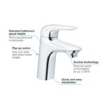Смеситель для раковины однорычажный Grohe Eurostyle New 23707003 хром-фото11