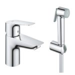 Смеситель для раковины Grohe BauEdge с гигиеническим душем 23757001 хром-фото1